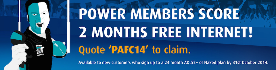 Port Adelaide FC Member Offer Banner